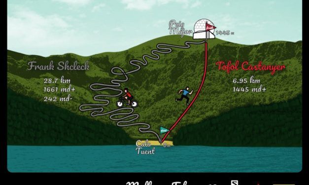 Un divertido video recoge el reto entre Fränk Schleck y Tòfol Castanyer subiendo los 1.500+ del Puig Major