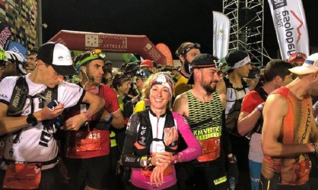 Azara García y Borja Fernández ‘carrerón’ en la Marató i Mitja 2019