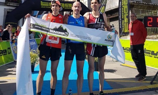 Oier Ariznabarreta y Ainhoa Sanz se proclaman mejores ‘corremontes’ de España en el Trail Rae Otañes
