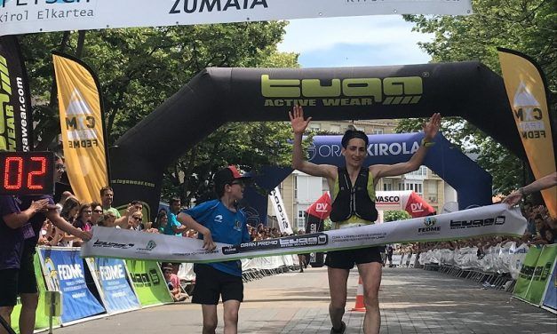 Oier Ariznabarreta y Oihana Kortazar los más rápidos de Zumaia Flysch Trail