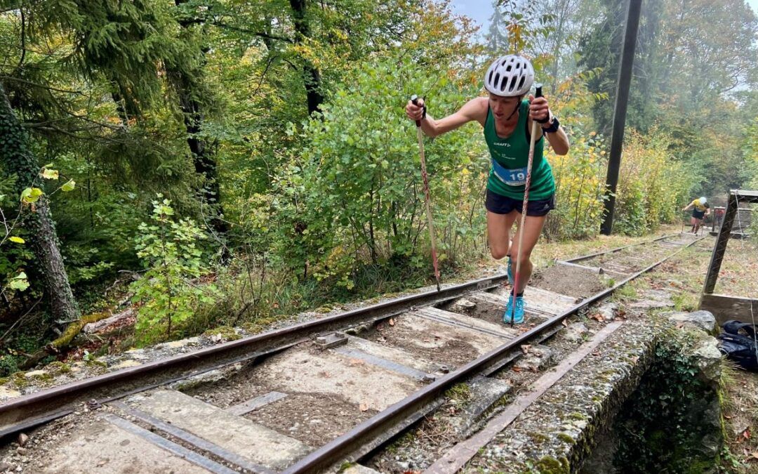 Christel Dewalle destroza el récord mundial del Kilómetro Vertical en Fully