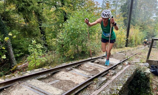 Christel Dewalle destroza el récord mundial del Kilómetro Vertical en Fully
